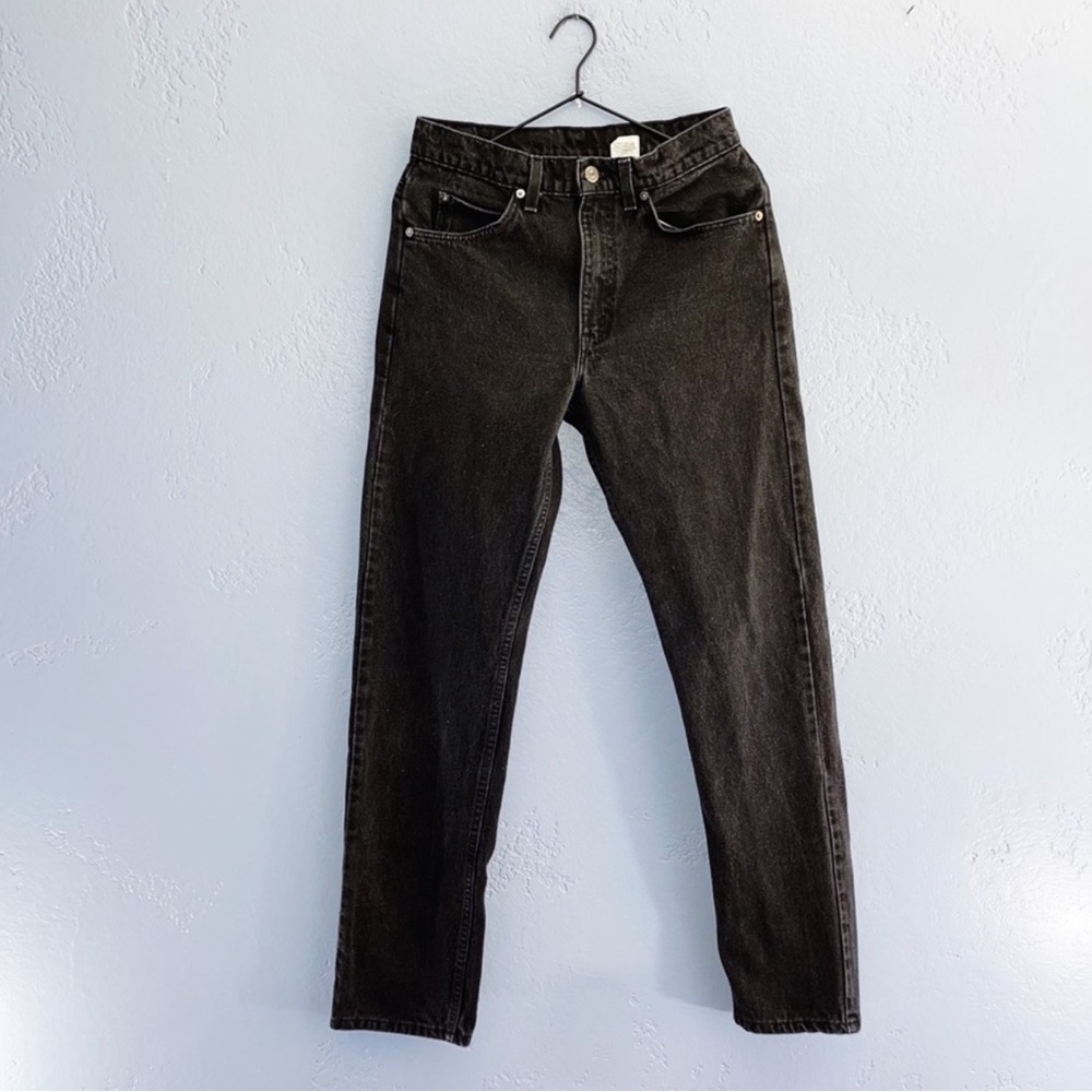 Levi's 505 ORANGE TAB 90s VINTAGE BLACK STRAIGHT LEG JEANS 31/28"